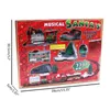 ElectricRC Track Set av 22st Classic Musical Santas Express Delivery Electric Christmas Steam Train Set 412cm Längd Track Gift for Kid 231204