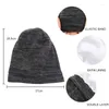 Berets Unisex Winter Warm Ski Sleeping Hat Baggy Beanie Satin Lined Night Sleep Cap Hair Care Bonnet Loss Women Men Pullover