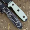 Sopravvivenza dritta ESEE4 KIFE ad alto punto in acciaio carbonio Blade Full Tang Tang G10 Hand Outdoor Camping Hunting Fila Blade Cina con Kydex 3300 1095 940 535 533 15080