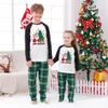 Aile Eşleşen Kıyafetler Noel Pijamaları Set Yetişkin Çocuk Bebek Köpek Noel Noel Baba Pijamalar 231204
