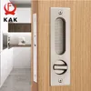 Kak Mute Mortice Slidhing Door Lock Hiddeハンドルインテリアドアプルロックモダンアンチ盗難アンチ盗難ウッドドアロック家具ハードウェアT245E