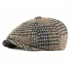 Berets 2023 Acrylic Autumn Winter Sboy Caps Flat Peaked Cap Men and Women Painter Bert Hats 101