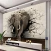 3d papier peint éléphant mural TV mur fond mur salon chambre TV fond mural papier peint pour murs 3 d252C