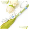 Ensembles de bijoux de mariage Mix 4pieces 1 lot de bijoux de vacances classiques Couronne Blanc Bleu Fire Opal 925 Sterling Sier Anneaux pour cadeau de fête Drop Dhqkp