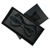蝶ネクタイが結び目をつけましょう花groomと花groommanシャツメンズブラックカジュアル韓国の弓弓レッドタイ231204
