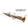 Jupiter Jas Alto Saxophone Gold Sax Alto med munstycken vassfall gratis frakt