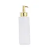 Shampoo Refillable Bottle Gold Lotion Pump Cosmetic Packaging Empty Frost Plastic Bady Scrub Shower Gel Bottles 100ml 120ml150ml 200ml 300ml 400ml 500ml