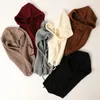 Berets outono e inverno misto cashmere chapéu frio quente malha masculino feminino versátil balaclava local ao ar livre atacado