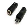 Micro USB mâle DC 3.5x1.1mm femelle adaptateur convertisseur connecteur Jack puissance AD38