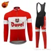 DUVEL Beer Winter 2022 Team RADFAHREN Jersey Set 19D Gel Pad Fahrrad Hosen Ropa Ciclismo Männer Thermo Fleece FAHRRAD Maillot Culotte Clo2506