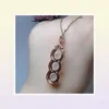 Handmade natural jade ice bottom and violet jade four seasons peace pendant necklace X111180531719899319