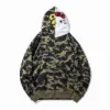 A Bathing b Ape Logotipo popular x Hello Kity Moletom com zíper completo