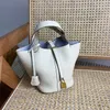 Designer Picotin Lock Bag Sensible Premium Gemüsekorb Baotou Schicht Rindsleder Eimer TC Mode Freizeit Handtasche weiblich OJ1H