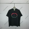 24SS Europe Summer Men Designer Tee T Shirt Paris Letter Printing T koszule z krótkim rękawem bawełniane kobiety czarne morele swobodne tshirty xs-l