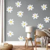 Décoration murale Grandes fleurs de marguerite Boho Stickers muraux décoratifs pour la maison Stickers muraux pour enfants chambre d'enfant salon intérieur mur Art vinyle 231204