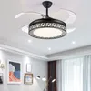 Nordic Fan Lampa 2023 Master Bedroom Restaurant Sufit Dom zintegrowany żyrandol Nowoczesne prostotę LED Pandent Light