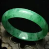 59mm Certified Emerald Iy Green Jadeite Jade Bangle Armband Handgjorda G04253I