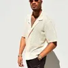 Heren T-shirts Zomer Zee Strand Oversized T-shirt Jongens Mode Casual Slim Fit Top Gedrukt T-shirt met korte mouwen Heren