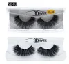 11 styles vente 100% réel vison 3D sibérien bande complète faux cils longs cils individuels Extension de cils de vison 12 ensembles