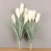 Flores decorativas grinaldas 90cm reed grama simulação flor cauda do cão grama sala de estar decoração flores secas falso reed bouquet 231205
