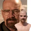 Autres événements Fournitures de fête Film Celebrity Latex Masque Breaking Bad Professeur M. Blanc Costume réaliste Halloween Carnaval Cosp292y