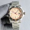 zegaś męskie zegarek automatyczne zegarki mechaniczne 904L Różowy z dinal mody zegarek ze stali nierdzewnej Sapphire Pasek ze stali nierdzewnej Montre de Luxe Waterproof