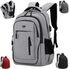 Mochila Grande 15 6 Polegada 17 3 Laptop USB Homens Computador Schoolbag Business Bag Oxford Impermeável Mochila College DaypackBackpack243o