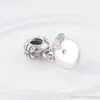 Breloques pour pinceaux de maquillage, perles en argent sterling 925, adaptées aux bracelets de style bijoux LW366238p