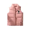 Gilet firmato Amis Sito web di alta qualità Gilet in piumino per uomini e donne con lo stesso gilet leggero a canotta Colletto rialzato Piumino d'anatra Calda giacca da coppia Trend