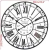 Большие 60 см промышленные винтажные ретро-арт-дизайн с римскими цифрами, стереоскопические игольчатые настенные часы для дома Decorate278U