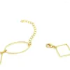 Цепочки XingYu Stock Ожерелья Простые простые медные позолоченные украшения