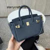 Fourre-tout sacs en cuir véritable cuir bleu foncé cuir véritable grande capacité sac à main couche cuir de vache cuir souple femme