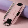 Wristband Litchi Grain Leather Case for iPhone Samsung LG Nokia Google Xiaomi Redmi Motorola Sony Cellphone Universal Ring Holder Card Slot Wallet Bracket Shell