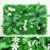 Décorations de Noël Plantes artificielles Herbe Mur Toile de fond Fleurs Mariage Douche nuptiale Panneaux de haie de buis Clôture Verdure Murs 231205