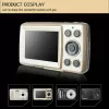 Fotocamere digitali 16 milioni di pixel Fotocamera portatile da 2,7 pollici 720P Schermo LCD ricaricabile Mini registratore Videografia LL