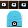 Cycling Caps Masks USB Rechargeable Hat LED Night Lighting Child Headlamp for Campings 231204