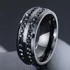ZORCVENS Trendy Rvs Crystal Zirkoon Verlovingsringen Voor Mannen Bruiloft Sieraden Accessoires Gift Mode Mannen Rings261I