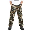 Mens Pants Camouflage Camo Cargo Men Casual Cotton Multi Pocket Long Trousers Hip Hop Joggers Urban Overalls Military Tactical 231204