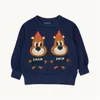 Clothing Sets Tc 2023 Autumn Winter Children Fleeced Sweatshirt Lovely Cartoon Print Kids Boys Girls Sweaters Fashion Toddler Baby Clothes 231205