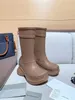 38 % RABATT auf Sportschuhe 2024 Paris Home New Round Head Thick Sole Elevated Hole Rain Waterproof and Non-slip Sleeve Knight Long Boots Female