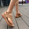 Sandalen Schoenen Voor Dames 2023 Hoge Kwaliteit String Dames Gesp Dagelijks Dames Sport Zapatillas
