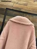 Abrigo de lujo Abrigo de alpaca Maxmaras Lana Mismo material 2023 Nuevo estilo Oso Mujer Piel Partícula FleeceG6Y1