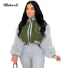 Robe de deux pièces Mutevole Baseball Veste Femmes Fausse Fourrure Fluffy Manches Longues Manteau Lettre Imprimer Bouton Patchwork Furry Crop Top Automne Bomber 231205