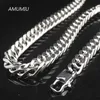 40 45 50 55 60 65 70 90CM collier à maillons en acier inoxydable bijoux 10mm de largeur HZN024 Chains232l