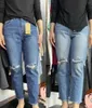Women's Jeans Worn High Waist Ankle Banded Ankle-Length Pants With Good Workmanship