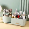 Storage Boxes Organize With A Rotating Box Makeup Organizer Drawers Dust-proof For Lipsticks Eyeshadow Skincare