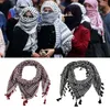 Lenços árabes shemagh neckwrap homens mulheres étnica keffiyeh árabe hijab cachecol deserto lenço à prova de poeira capa jacquard xale