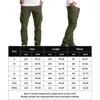 Męskie spodnie Mężczyzn ładunkowy swobodny spodni stały kolor męskie spodnie z kieszenią luźne dopasowanie letnie styl starych starych streetwearu 231204