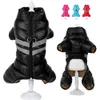 Hundebekleidung Dicke warme Hundekleidung Wasserdichte Winter-Hundejacke Mantel Reflektierende Haustierkleidung Yorkies-Outfit für kleine, mittelgroße und große Hunde 231205