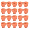 20 stuks kleine mini terracotta pot klei keramische aardewerk plantenbak cactus bloempotten succulente kinderkamer potten geweldig voor planten ambachten Y20233e